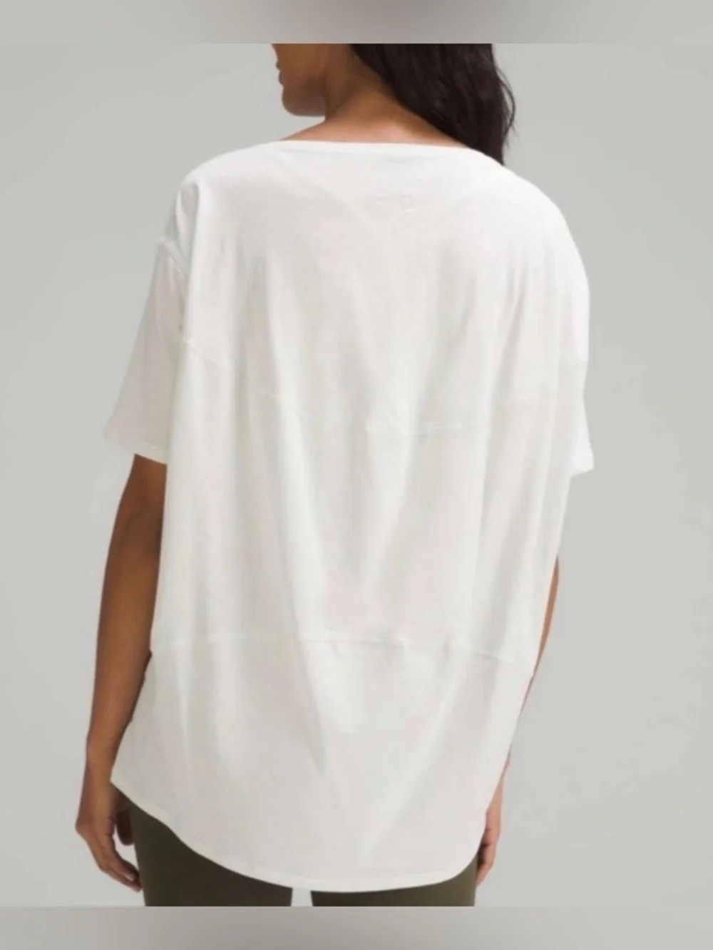 Lululemon Back In Action Short Sleeve T Shirt Size 10 Active Wear Athletic - Picture 2 of 9